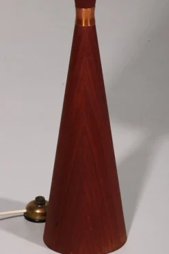 New Pamono Teak Floor Lamp with Fabric Shade from Parker Knoll, 1960s
