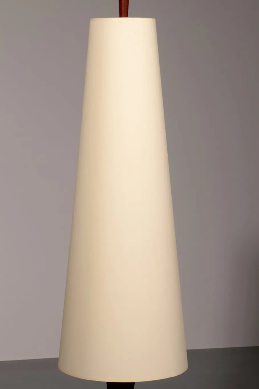 New Pamono Teak Floor Lamp with Fabric Shade from Parker Knoll, 1960s