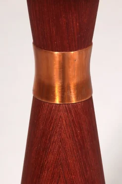 New Pamono Teak Floor Lamp with Fabric Shade from Parker Knoll, 1960s