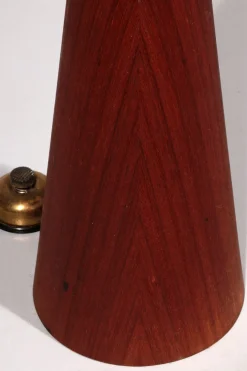 New Pamono Teak Floor Lamp with Fabric Shade from Parker Knoll, 1960s