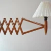 Hot Pamono Teak Sconce by Kaare Klint for Le Klint, 1960s