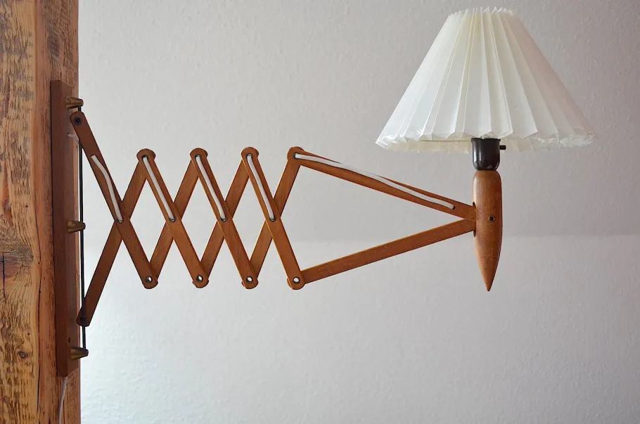 Hot Pamono Teak Sconce by Kaare Klint for Le Klint, 1960s