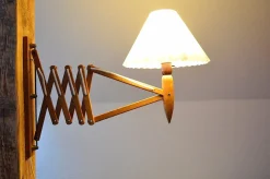 Hot Pamono Teak Sconce by Kaare Klint for Le Klint, 1960s