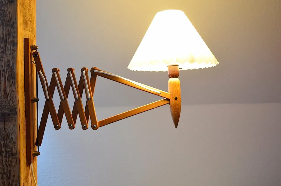 Hot Pamono Teak Sconce by Kaare Klint for Le Klint, 1960s