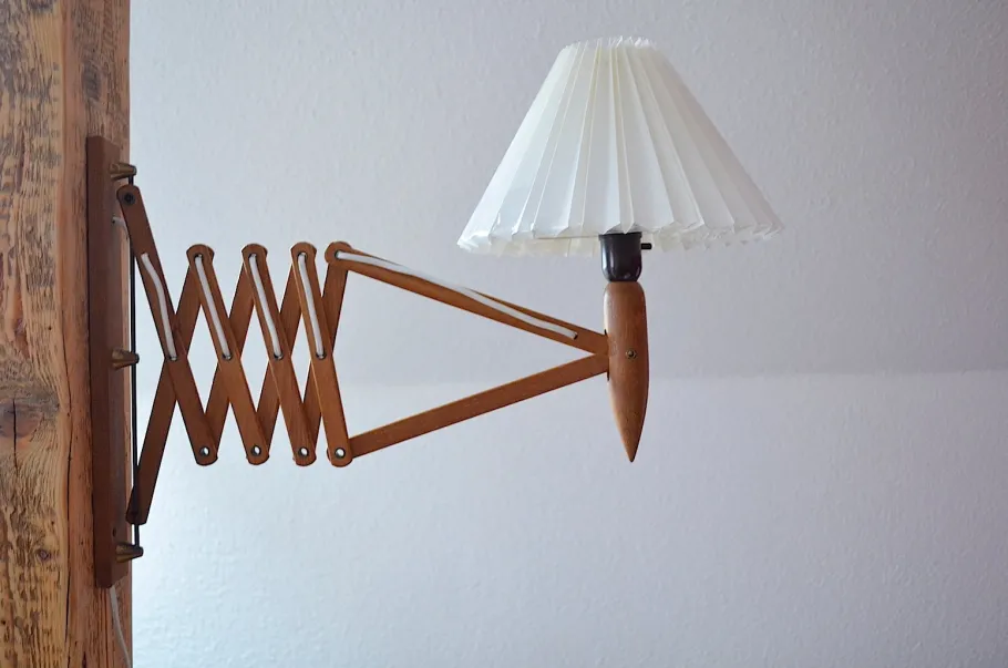 Hot Pamono Teak Sconce by Kaare Klint for Le Klint, 1960s