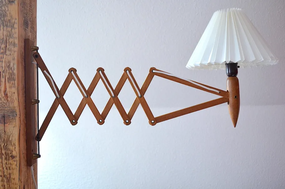Hot Pamono Teak Sconce by Kaare Klint for Le Klint, 1960s