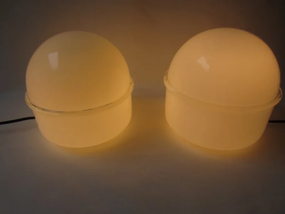 Sale Pamono Tecla Table Lamps in Murano Glass by Renato Toso for Leucos, 1960s, Set of 2
