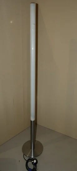 New Pamono Teda Floor Lamp in Steel and Pyrex by Ferdi Giardini for Oluce, Italy, 1990s