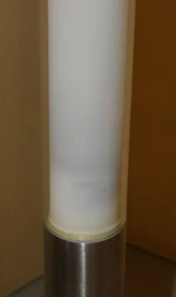 New Pamono Teda Floor Lamp in Steel and Pyrex by Ferdi Giardini for Oluce, Italy, 1990s