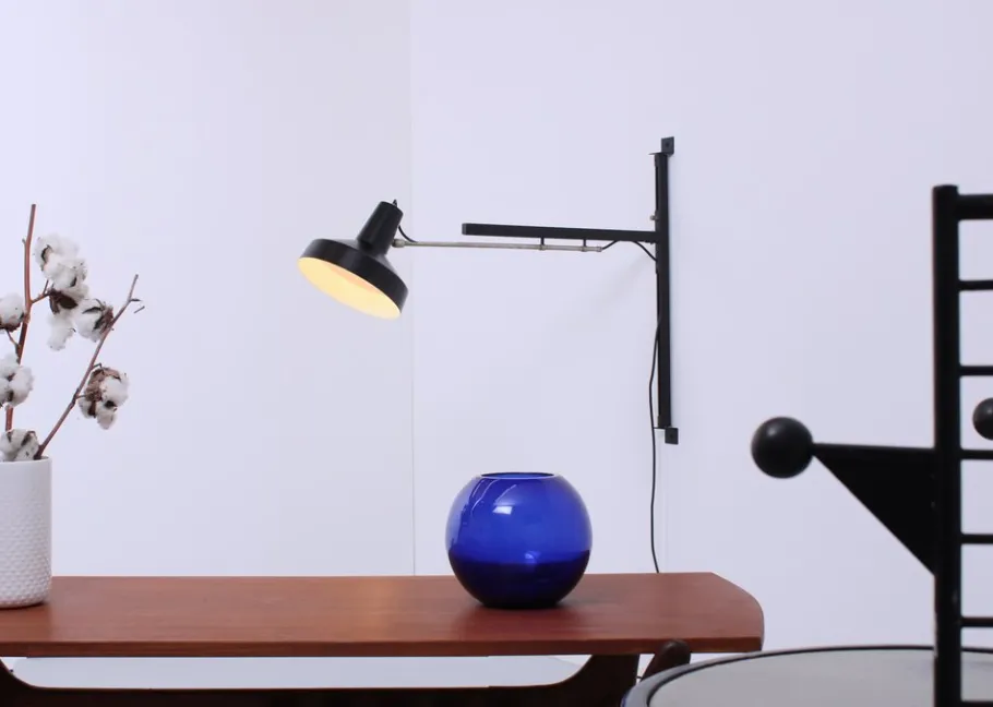 New Pamono Telescope Wall Light by Niek Hiemstra for Hiemstra Evolux, 1950s