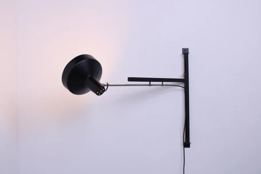 New Pamono Telescope Wall Light by Niek Hiemstra for Hiemstra Evolux, 1950s