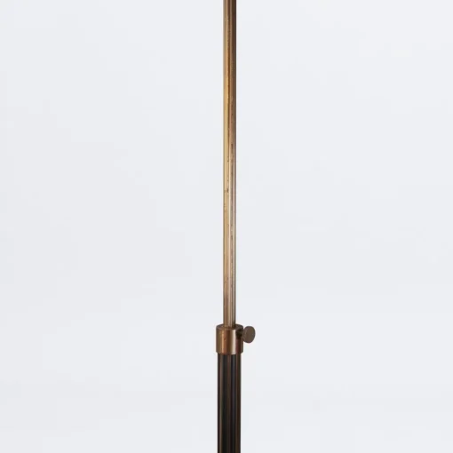 New Pamono Telescopic Floor Lamp with Fluted Stem, 1950s