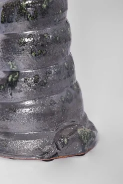 Outlet Pamono Teotihuacan Green and Black Lamp by Barracuda Interiors