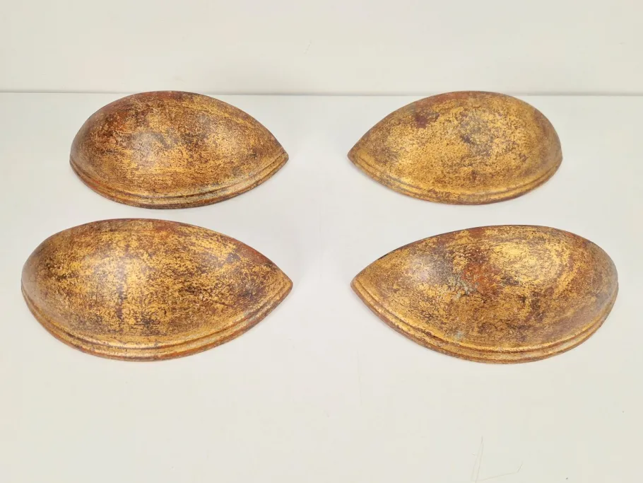 Sale Pamono Terracotta Lisicia Wall Lamps by Paolo Marioni, 1970s, Set of 4