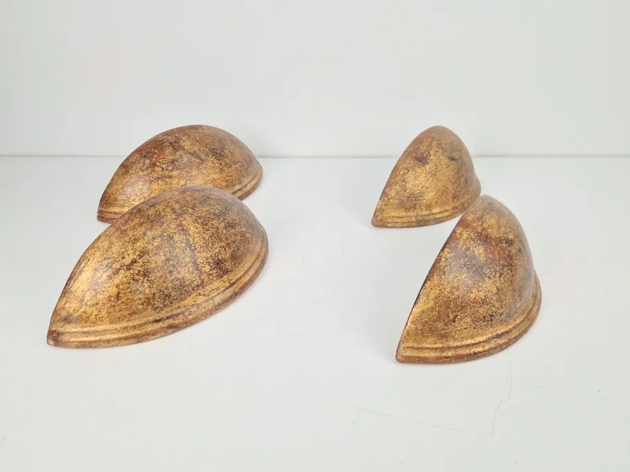 Sale Pamono Terracotta Lisicia Wall Lamps by Paolo Marioni, 1970s, Set of 4