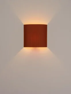 Discount Pamono Terracotta Square Wall Lamp by Santa & Cole