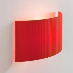 Discount Pamono Terracotta Square Wall Lamp by Santa & Cole