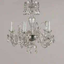 Clearance Pamono 20th Century Bohemian Crystal Chandelier