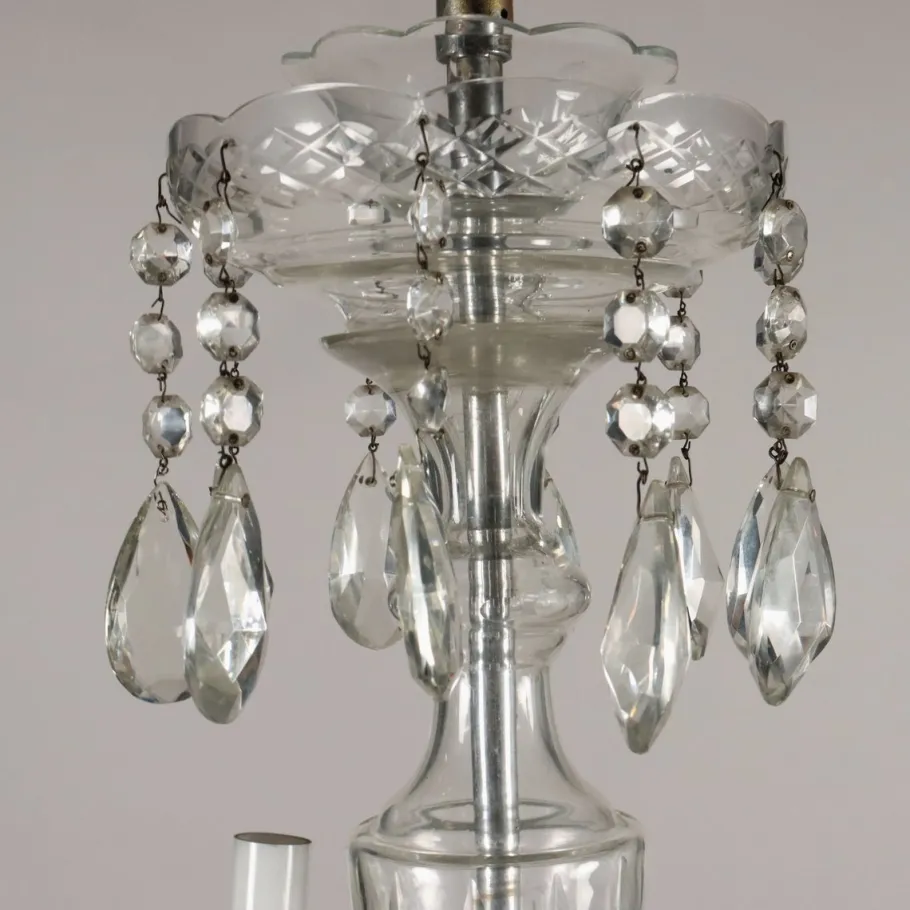 Clearance Pamono 20th Century Bohemian Crystal Chandelier