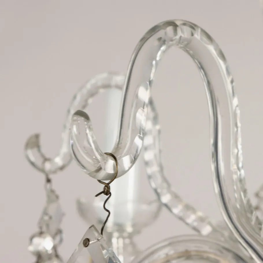 Clearance Pamono 20th Century Bohemian Crystal Chandelier