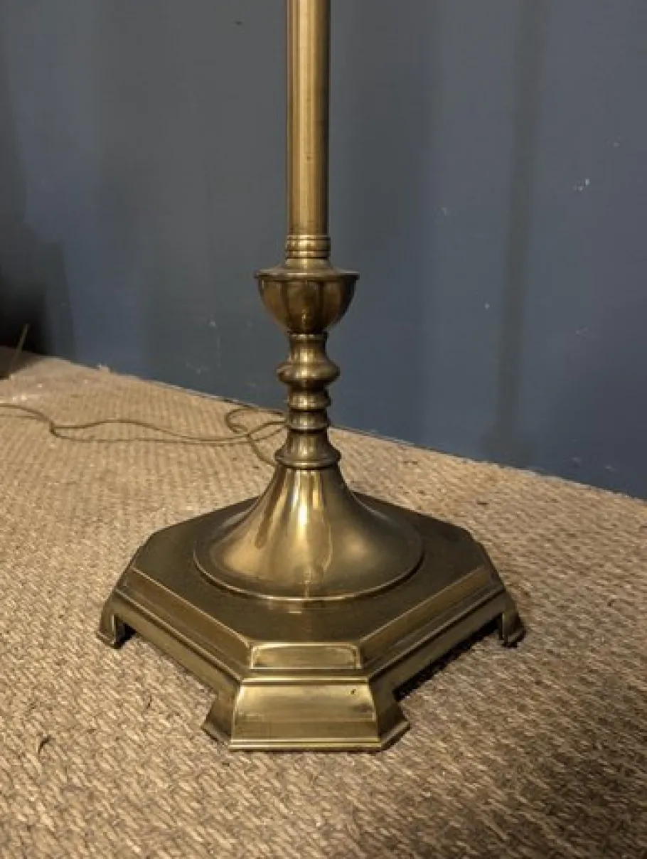 Online Pamono 20th Century Brass Floor Lamp