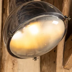 New Pamono 20th Century Dutch Polished Metal Outdoor Lamps, 1920s, Set of 2