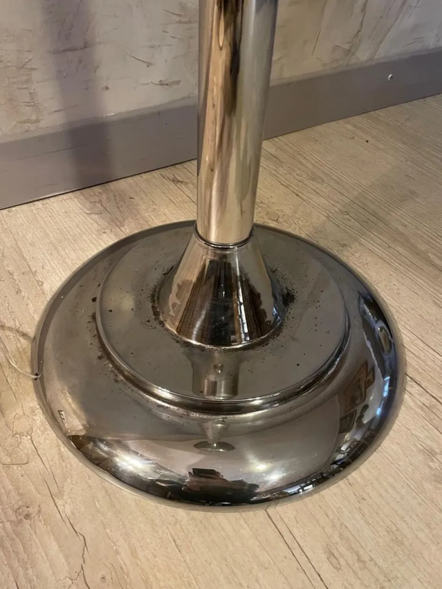 Online Pamono 20th Century French Art Deco Floor Lamp in Chromed Metal, 1930s