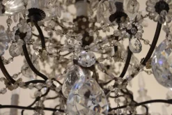 Discount Pamono 19th Century Italian Neoclassical Giltwood and Crystal Chandelier