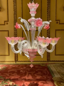 Discount Pamono 20th Century Mouth Blown Murano Chandelier, Italy