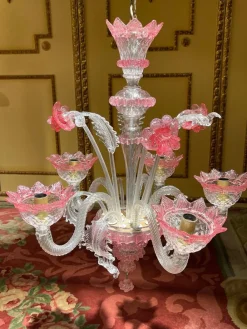 Discount Pamono 20th Century Mouth Blown Murano Chandelier, Italy