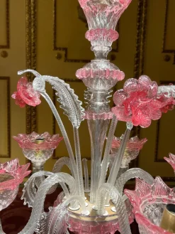 Discount Pamono 20th Century Mouth Blown Murano Chandelier, Italy