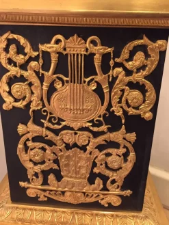 Pamono 20th Century Princely Candleholder Floor Lights in style of Pierre Philippe Thomire, 1980s, Set of 2