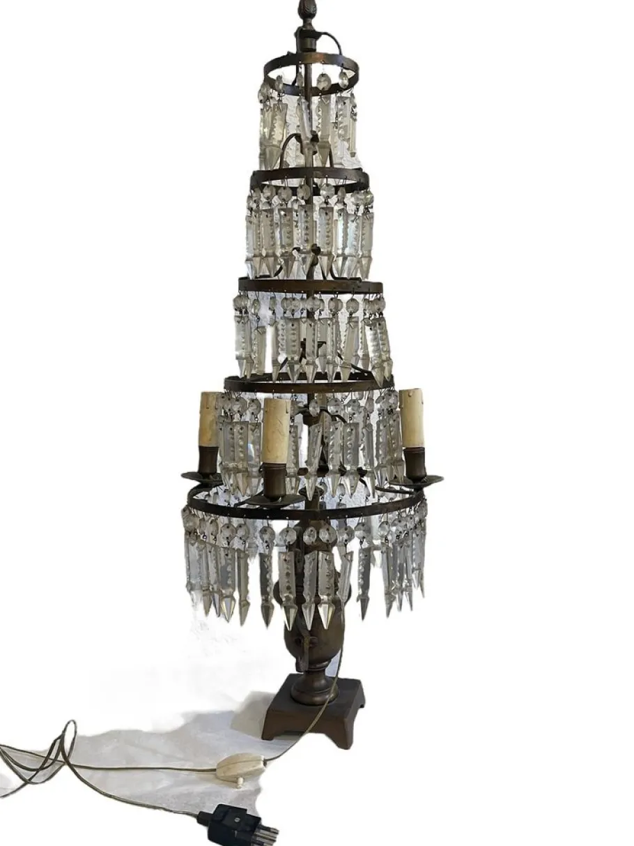 Online Pamono 19th Century Table Lamp with Drop