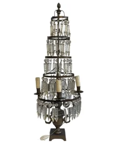 Online Pamono 19th Century Table Lamp with Drop