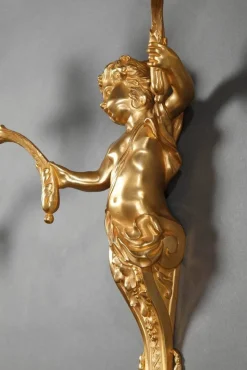 Clearance Pamono 19th-Century Napoleon III Ormolu Sconces, Set of 2