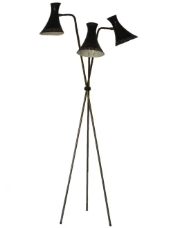 New Pamono Three-Armed Floor Lamp, 1950s