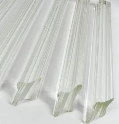 Clearance Pamono Tiedri Crystal Wall Lamp by Paolo Venini, 1970s