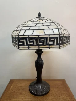 Discount Pamono Tiffany Style Mosaic Lamp with Coral Shade