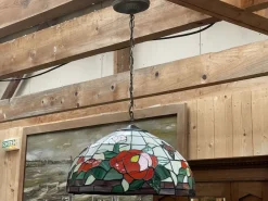 Clearance Pamono Tiffany Style Suspension Lamp