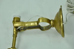 Hot Pamono Tilting Bronze Boat Sconce, 1940s