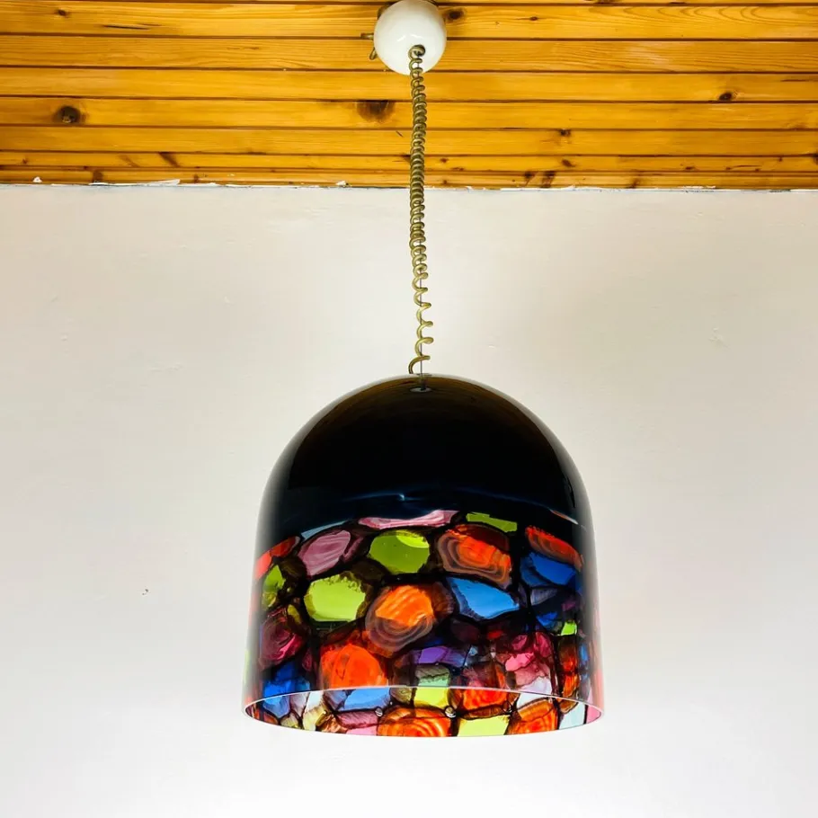 Sale Pamono Tinta Pendant Lamp by Renato Toso & Note Massari for Leucos, Italy, 1971