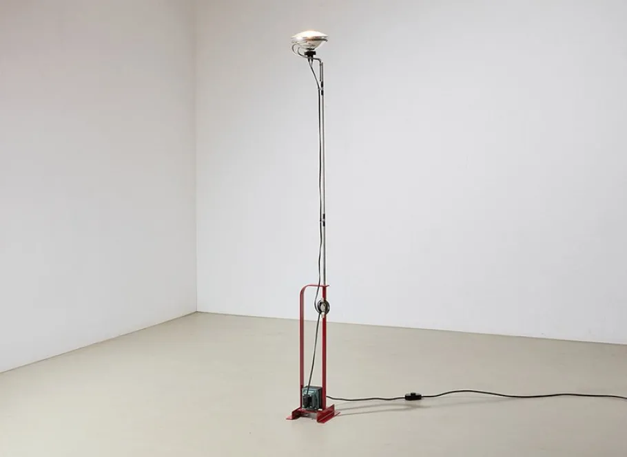 Discount Pamono Toio Floor Lamp by Achille & Pier Giacomo Castiglioni for Flos, 1980s