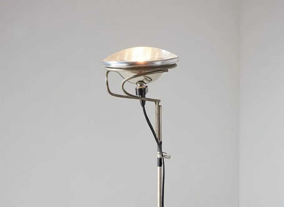 Discount Pamono Toio Floor Lamp by Achille & Pier Giacomo Castiglioni for Flos, 1980s