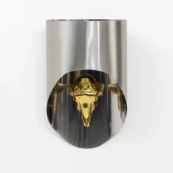 Pamono Totem Wall Lamp by Maria Pergay, France, 1970s