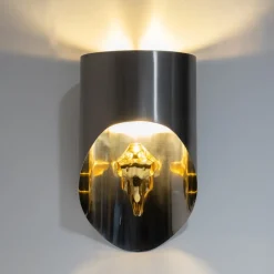 Pamono Totem Wall Lamp by Maria Pergay, France, 1970s