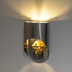 Pamono Totem Wall Lamp by Maria Pergay, France, 1970s