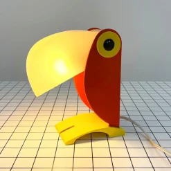 Outlet Pamono Toucan Table Lamp attributed to Timer Ferrari, 1960s
