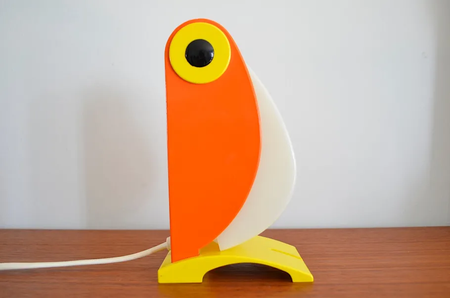 Discount Pamono Toucan Table Lamp by Ferrari for OTF Verona, 1960s