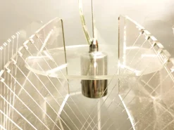 Discount Pamono Transparent Acrylic String Hanging Lamp by Paul Secon for Sompex, 1970s