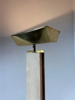 Discount Pamono Travertine Floor Lamp by Camille Breesch